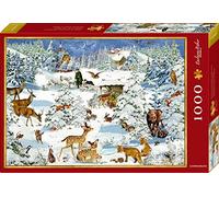 Coppenrath Verlag GmbH & Co. KG Rompecabezas de Boxeo con Animales en el Paisaje nevado (1000 Piezas)