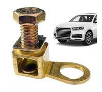 Copper Battery Terminals, High Conductivity Connectors, Portable Battery Cable Ends Car Kit, Safe Clamp Terminals For Vehicle Power Connection, Auto Repair Accessories For Car Truck RV Use