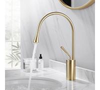 Copper Body Gold Black Basin Top Basin Faucet Basin Water Drip Faucet