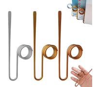 Copper Book Holder Ring, Book Holder Ring Bookmark, Bookmark Metal Thumb, for Book Lovers Reading Women, Men, Light Weight Book Opener Tool (3pcs)
