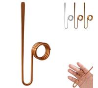 Copper Book Holder Ring, Book Holder Ring Bookmark, Bookmark Metal Thumb, for Book Lovers Reading Women, Men, Light Weight Book Opener Tool (Rose Gold)