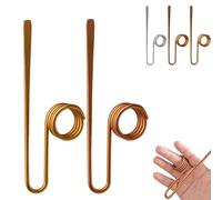 Copper Book Holder Ring, Book Holder Ring Bookmark, Bookmark Metal Thumb, for Book Lovers Reading Women, Men, Light Weight Book Opener Tool (Gold+Rose Gold)
