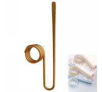 Copper Book Holder Ring, Book Holder Ring Bookmark, Premium Metal Thumb Bookmark for One-Handed Reading, Light Weight Opener Tool (Gold)