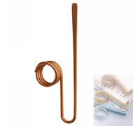 Copper Book Holder Ring, Book Holder Ring Bookmark, Premium Metal Thumb Bookmark for One-Handed Reading, Light Weight Opener Tool (Copper)