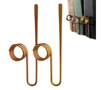 Copper Book Holder Ring Bookmark, Funny Reading Page Copper Book Holder, Metal Thumb Books Clip for One-Handed Reading. (2Pcs-c)