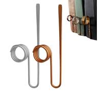 Copper Book Holder Ring Bookmark, Funny Reading Page Copper Book Holder, Metal Thumb Books Clip for One-Handed Reading. (2Pcs-b)