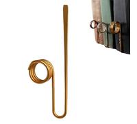 Copper Book Holder Ring Bookmark, Funny Reading Page Copper Book Holder, Metal Thumb Books Clip for One-Handed Reading. (Gold)