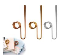 Copper Book Holder Ring,Funny Readingpage Copper Book Holder,Metal Thumb Books Clip for Reading,BookPageHolders for Reading BookLovers (MIX)