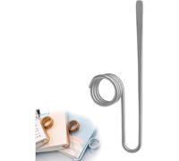 Copper Book Holder Ring,Funny Readingpage Copper Book Holder,Metal Thumb Books Clip for Reading,BookPageHolders for Reading BookLovers (silver)