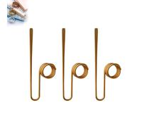 Copper Book Holder Ring, Funny Readingpage Copper Book's Holders, Books Mark Thumb Finger Rings, for BookLovers Gifts, Reading Accessories Supplies, Light Weight Opener Tool (gold 3pcs)