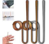 Copper Book Holder Ring, Metal Thumb Bookmark for One-Handed Reading, Hands-Free Page Holder, Reading Accessories Supplies, for Books Lovers Gifts, Teachers, Women (Mix)