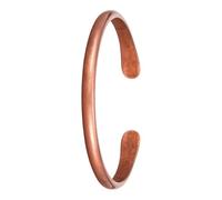 Copper Bracelet - Vintage Open Bangle, Couples Wristband, Handmade Jewelry | Pure Copper Open Bangle - Vintage Bracelet for Couples | Adjustable Wristband with Classic Design for Fashion Accessory Wear