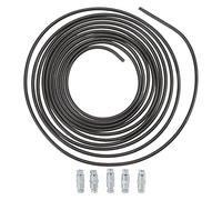 Copper Brake Hose Line 5m | 4.75mm Diameter Fuel & Transmission Tubing | Hydraulic Brake Line with 5 Connectors, Non - Corroding