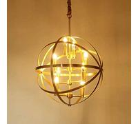 Copper Chandelier Creative Personality Retro American Style Modern Bedroom New Chinese Style Living Room Copper Lamp Simple Restaurant Chandelier Diameter 55cm Cozy