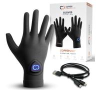 Copper Compression CopperVibe - Guantes de vibración y calor - Masaje de manos con calefacción