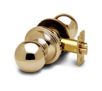 Copper Creek BK2020PB - Pomo de bola para puerta, función de paso, 1 paquete, en latón pulido