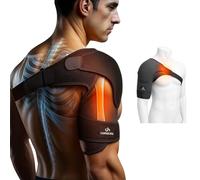COPPER HEAL - Soporte de hombro con manga de compresión ajustable para hombres y mujeres, ideal para una mejor postura de la espalda, brazo derecho