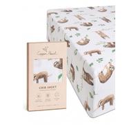 Copper Pearl Equipada prima de punto Crib Sheet Hoja/niño "Noah"