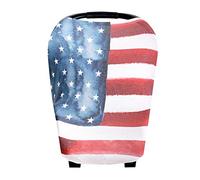 Copper Pearl - Funda para asiento de coche para bebé (5 en 1), diseño de patriota, multicolor