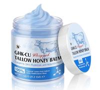 Copper Peptides GHK-Cu Beef Tallow Skin Care - Bálsamo de sebo de vacuno con azul de metileno, miel de manuka y vitamina E, crema hidratante natural para rostro y cuerpo - 120 g