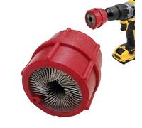 Copper Pipe Cleaner - 5cm Metal Copper Pipe Cleaner Set With 6.35mm Hex Shank, Replaceable Brush, Each Set Additional 3Pcs Replaceable Blades For Cleaning Rust, Stains, Paint On Coppers Pipes Various