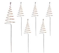 Copper Plant Supports, Garden Support Rods, Spiral Copper Coils, Sturdy Rust Resistant, for Vegetable Garden Climbing Plants Flower Beds Yard Landscaping Netting Support Outdoor 20cm