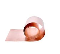 Copper sheet, Pure Copper Foil Copper Sheet Metal Plate Belt Cut Working Material Rolls- General Use DIY(0.15 * 30 * 3000mm)