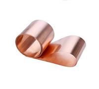 Copper sheet, Pure Copper Foil Copper Sheet Metal Plate Belt Cut Working Material Rolls- General Use DIY(0.1 * 20 * 5000mm)