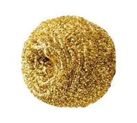 Copper Sponge - 10x8cm/3.94x3.15 Inches Dishwashing Brush | Brass Ball, : Long Lasting and Sturdy Copper Wire Spongee Features A Tight Structure with No Loose Wires, Ensuring Easy Cleaning and Use F