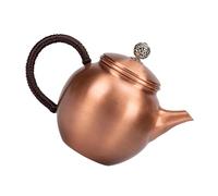 Copper Teapot - Uncoated Pure Copper Kettle, Multifunctional Small Teapot, 300 ml for Hotels and Teahouses