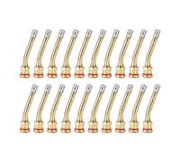 Copper Tire Valve Stem 20PCS | Rustproof & Excellent Sealing | Replacement for Truck/Trailer/RV | Direct Fit & Easy Installation (V3-20-5)