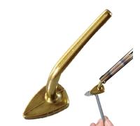 Copper Triangular Flat-Head Soldering Iron Tip - Electric Heating Replacement Tip For Car Bumper Welding Machine, Triangle Smoothing Repair Tool For Auto Electronics Workshop