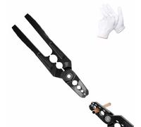 Copper Tube Rounder Pliers, 6-Hole Multi-Size Copper Pipe Repair Pliers, Manual Pipe Shaping Tool for HVAC Plumbing for 1/4in, 3/8in, 1/2in, 5/8in, 3/4in, 7/8in Aluminum