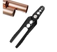 Copper Tube Rounding Pliers, Pipe Repair Tool, Refrigeration Tubes Rounder, 5-Hole Design, Ergonómico Grip, Fits 1/4 to 3/4 Inch Pipes, Ideal para Hvac and Refrigerant Maintenance