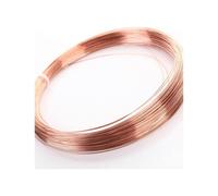 Copper Wire Soft 0.8/1/1.2/1.3mm Diameter, 5m Length, Bare Solid Copper Wire for Crafting, Jewelry, Electrical, Industry