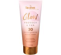 Coppertone Glow Protect and Tan Sunscreen Lotion + Gradual Self Tanner, SPF 30 Sunscreen, 5 Fl Oz Tube