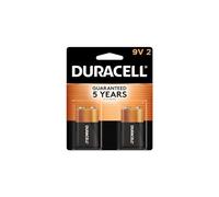 CopperTop Alkaline Batteries with Duralock Power Preserve Technology, 9V, 2/Pack, Sold as 1 Package