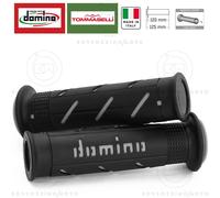 Domino – Par de puños para moto sport – Dos componentes – Negro y gris