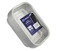 Coppice Bandejas de Aluminio Rectangulares para Freidora de Aire Horno BBQ Asar Congelador Microondas 20x13x4 cm 20 unidades