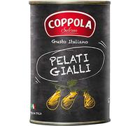 Coppola Pelati Gialli, Tomates Pelados Amarillos - Sin sal añadida 400g (Caja de 12)