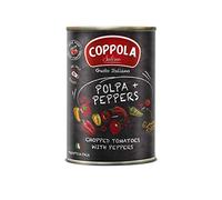 Coppola POLPA + Pimientos, Tomates Picados con Pimientos 400g (Caja de 12)