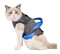 Coppthinktu Chaleco antiansiedad para gatos, chaleco antiansiedad para gatos, camisa para gatos, chaleco calmante recomendado por veterinarios, chaleco de solución calmante para fuegos artificiales,