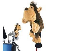 Copri Testa Mazze Golf Animali - Copricapo Peluche Protettore Mazza, Simpatico Copri Ferro Fairway, Peluche Divertente Zoo | Accessorio Decorativo Divertente per Golfisti Uomo Donna Bambini