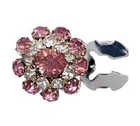 Copribottoni Con diamantes de imitación - Eleganti Copribottoni Per Camicie, Gemelli Decorativi Per Maniche | Clip Donna, Accessorio Abbigliamento Chic E Refinato por ocasión Especiali, se beskrivning
