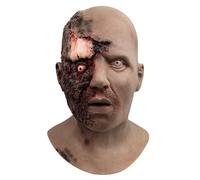 Copricapo Da Zombi Spaventoso - Maschera Faccia Marcia, Lattice Realistico, Travestimento Inquietante Per Halloween | Puntelli Cosplay Horror, Disfraz, Festa A Tema Zombie Adulti Ragazzi