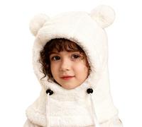 Coprifaccia Invernale Bambini 31 x 35,5 cm Berretto A Maglia Antivento Con Scaldacollo Cappello Regolabile Copertura Completa In Pile Morbido Per Sci Snowboard Corsa Campeggio Ciclismo Escursioni