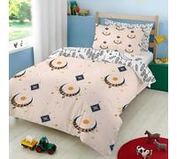 Copripiumino Matrimoniale Reversibile 200x200 cm - Microfibra Traspirante e Morbida - Doppia Faccia: Motivo Vento di Favola di Sogno e Dreamcatcher - Per Camera da Letto Coniugale - Set 2 Federe