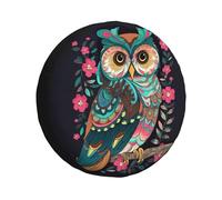 Copriruota di scorta Anime Owl Copriruota Copriruota resistenti Alle Intemperie Universale Adatto per Rimorchi RV SUV Camion Auto da Viaggio Camper Rimorchi Accessori 17 pollici
