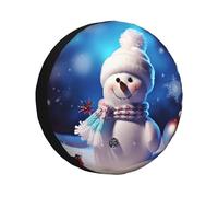 Copriruota di scorta con pupazzo di Neve di Natale, copriruota resistenti Alle Intemperie, universale, adatto per rimorchi, Camper, SUV, camion, Auto, Camper, rimorchi, accessori da 15 pollici