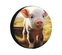 Copriruota di scorta con simpatici animali da fattoria, copriruota resistenti Alle Intemperie, universale, adatto per rimorchi, Camper, SUV, camion, Auto, Camper, rimorchi, accessori da 15 pollici